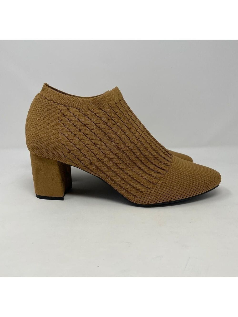 Impo Nancia Block Heel Stretch Knit Ankle Booties with Memory Foam - NWT - Picture 5 of 12